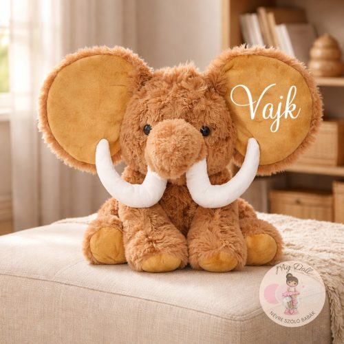 Névre szóló mamut plüss 
