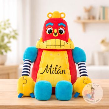 Névre szóló robot plüss 