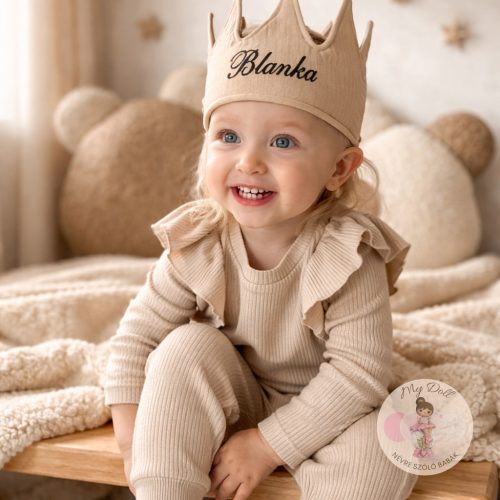 Szülinapi korona 12x35 cm - Biscuit