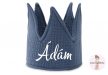 Szülinapi korona 12x35 cm - Jeans Blue