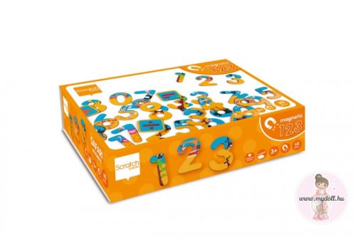 Magneses számok 60 db, Szafari