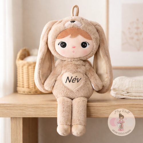 Névre szóló baba - karamell színű 