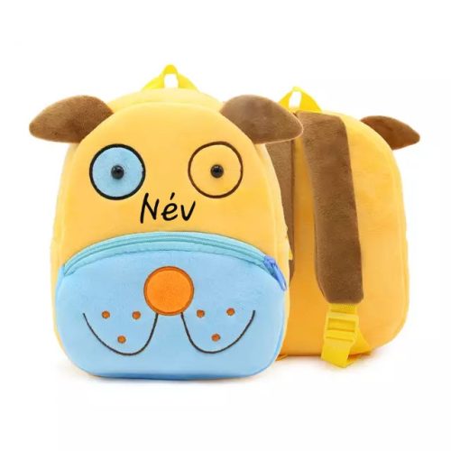 Névre szóló Vidám kutyus hátizsák  (bölcsis/ovis hátizsák)