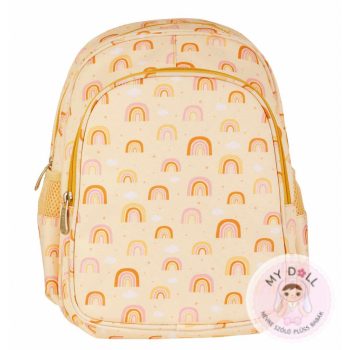   A Little Lovely Company Hátizsák szivárvány (hőszigetelt első zsebbel)