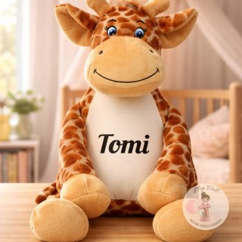 Zsiráf plüss - névre szóló 