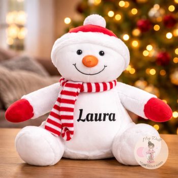 Hóember plüss - névre szóló 