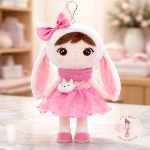 NÉVRE SZÓLÓ BABA - Mini Szoknyás nyuszi baba (20 cm) 