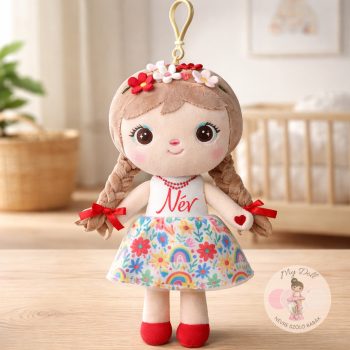 Névre szóló Mini virágos tavaszi baba