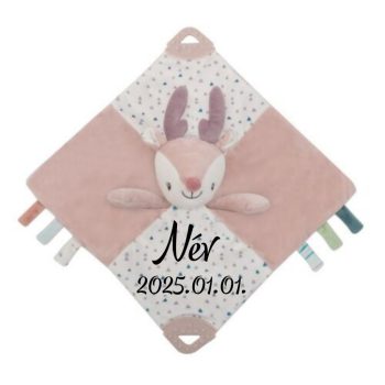 Névre szóló morzsolókendő csörgővel őzike Suzi