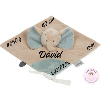   NATTOU SZUNDIKENDŐ PLÜSS LUNA AND AXEL, AXEL, AZ ELEFÁNT (Névre szóló) 