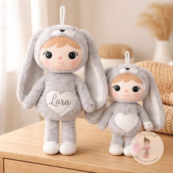 Nyuszi baba XL szürke (70 cm) 