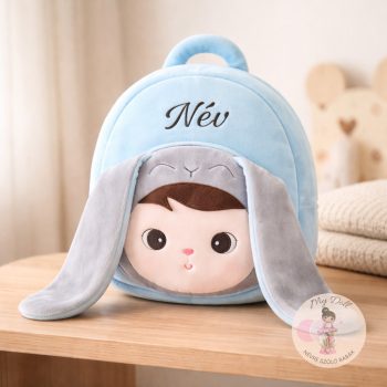 Névre szóló fiú nyuszi hátizsák