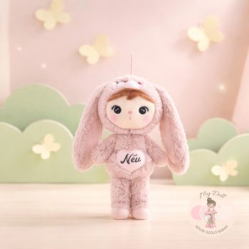 NÉVRE SZÓLÓ púder nyuszi baba 30 cm