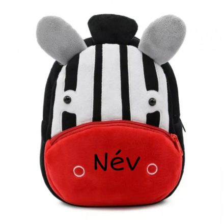 Névre szóló Zebra hátizsák (bölcsis/ovis hátizsák)