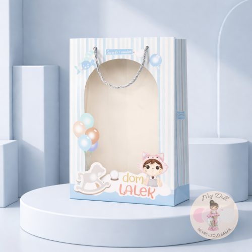 Ajándék tasak kék