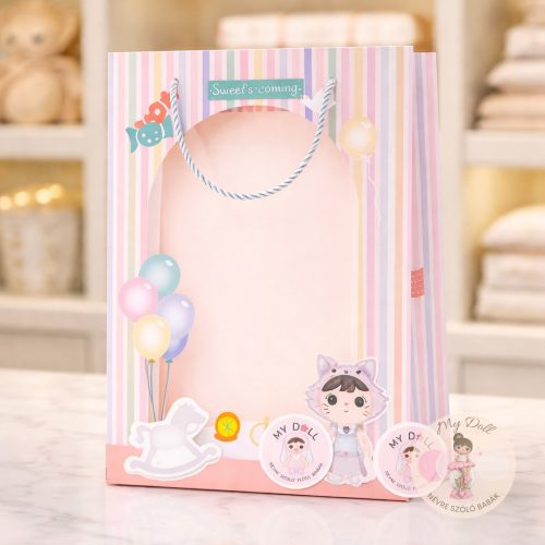 Ajándék tasak rózsaszín