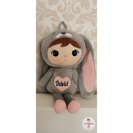 Dávid nevű nyuszi baba 50 cm