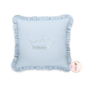 Kék párna koronával