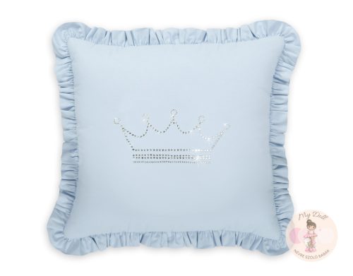 Kék párna koronával