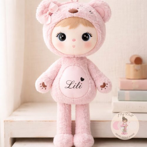 Névre szóló maci baba masnival 