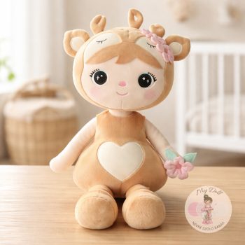 Őzike névre szóló baba virággal XL
