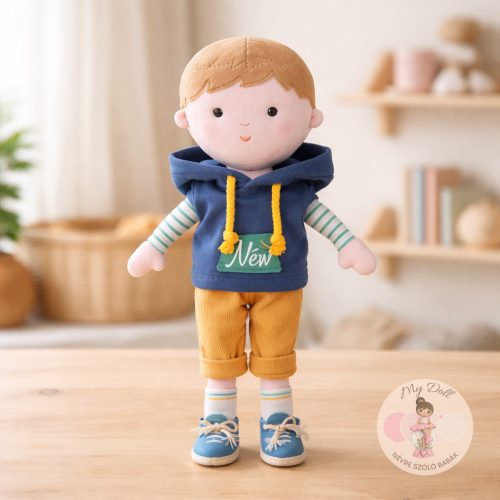 PETITE & MARS Max plüss játékbaba 35cm Névre szóló!!!