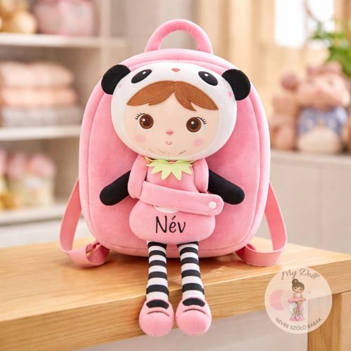 Panda hátizsák- levehető babával (2 az 1-ben hátizsák)