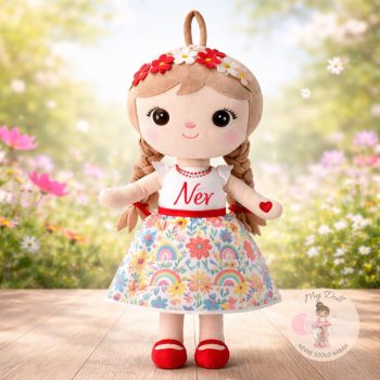 Tavaszi baba virágokkal (Névre szóló)