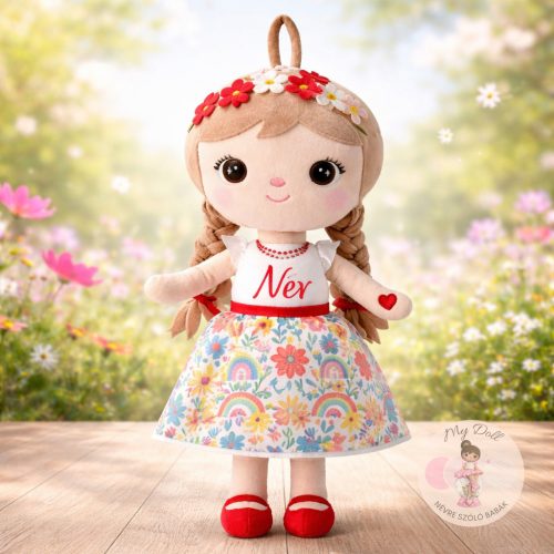 Tavaszi baba virágokkal (Névre szóló)