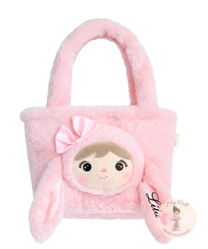 Kistáska púder rózsaszín nyuszis (Névre szóló)