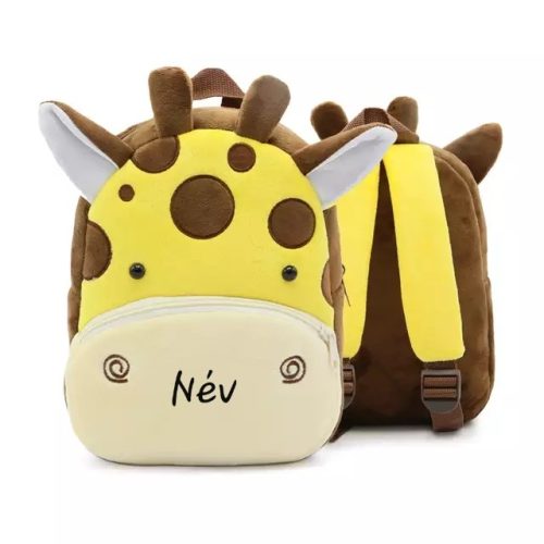 Névre szóló Zsiráf hátizsák (bölcsis/ovis hátizsák)